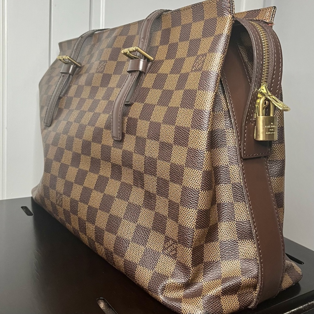 ⚡️SALE⚡️Louis Vuitton Damier Ebene Chelsea Tote Large - Picture 10 of 10